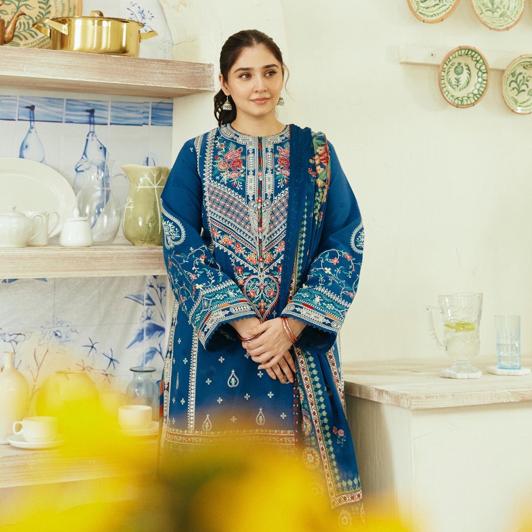 Arsh Blue 3PC ZB-4029