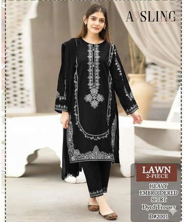 Lawn 2 PC Emb-Black