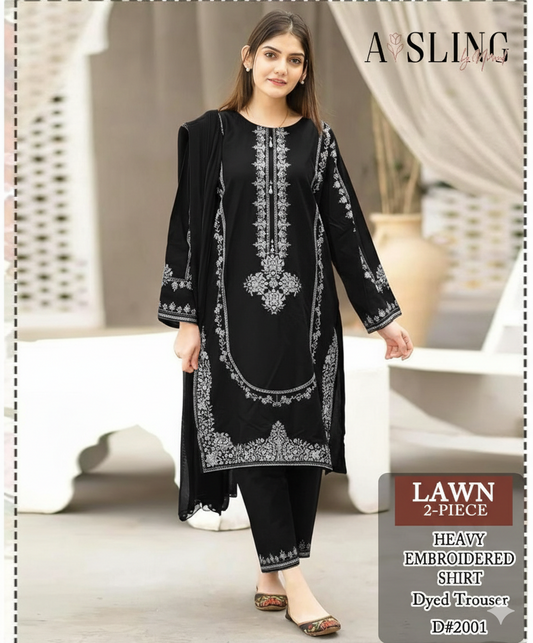 Lawn 2 PC Emb-Black