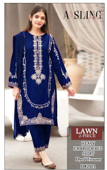 Lawn 2 PC Emb-Navy